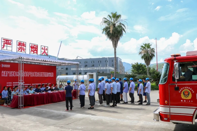 閩清縣開展LNG氣化站生產(chǎn)安全事故應急演練